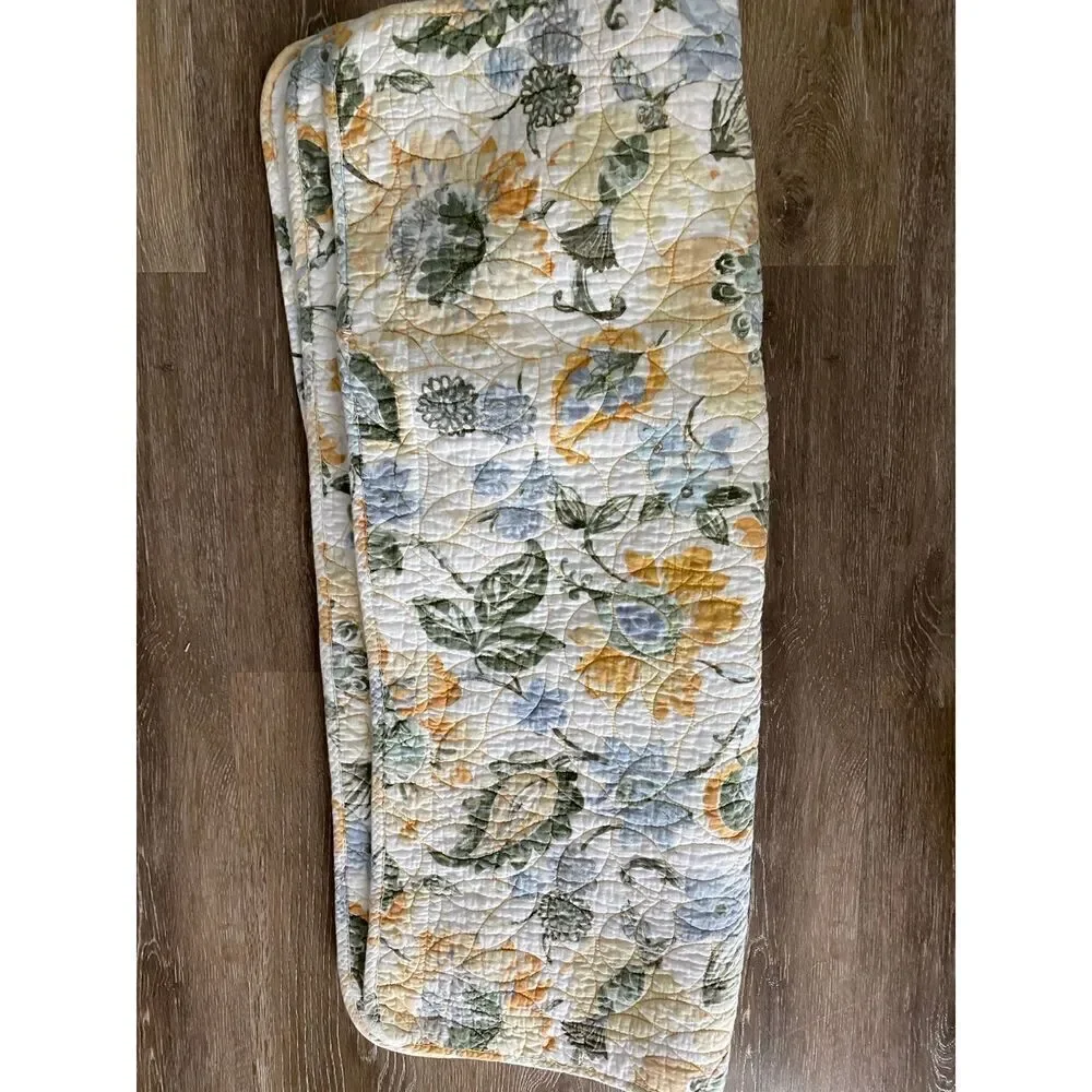 Raymond Waites Quilted Botanical 20x26” Bed Pillow Shams